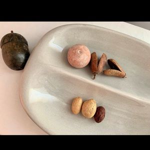 Vintage Russel Wright MCM Divided serving platter Steubenville collection